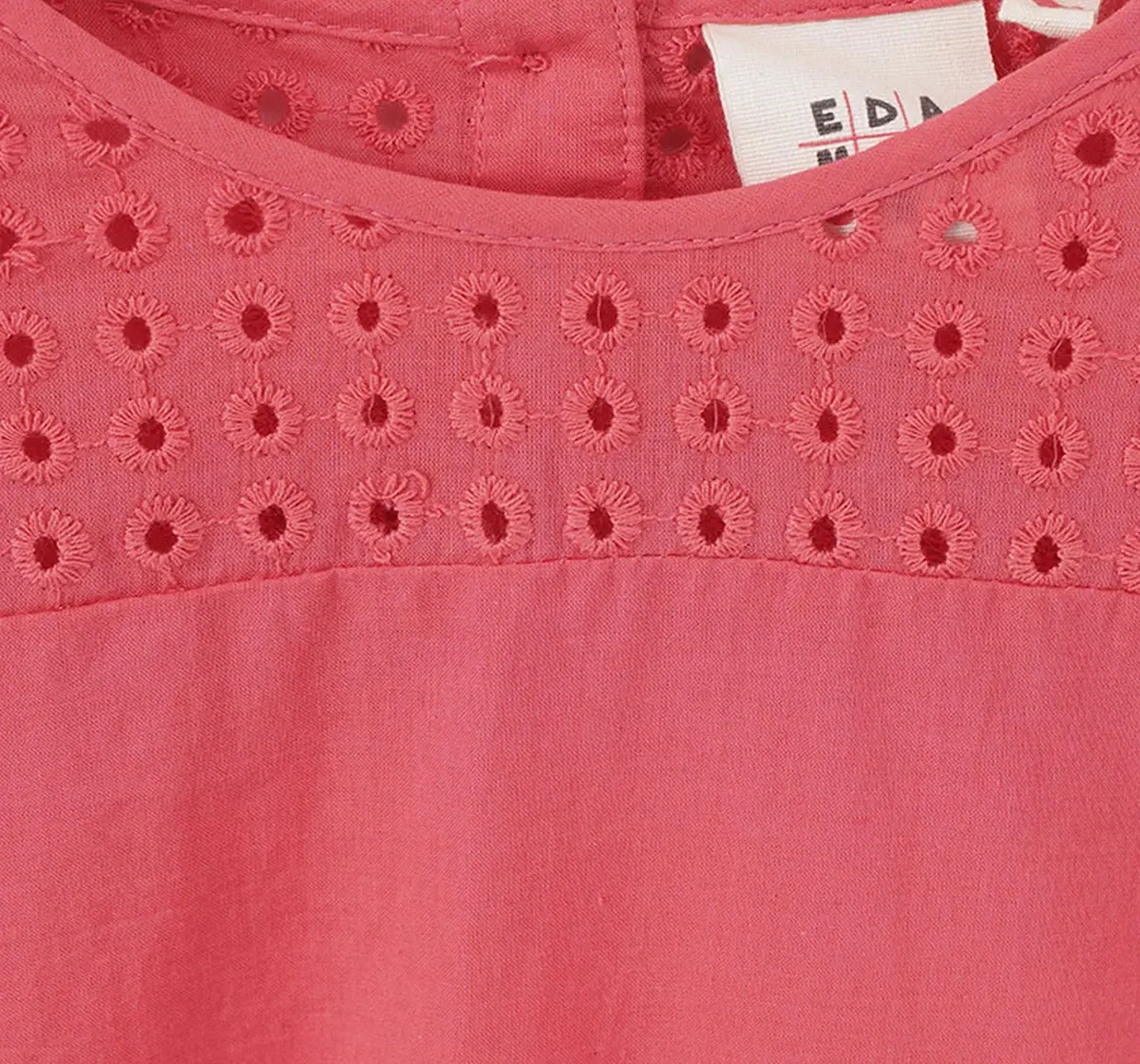 Girls Schiffli Tie Up Top