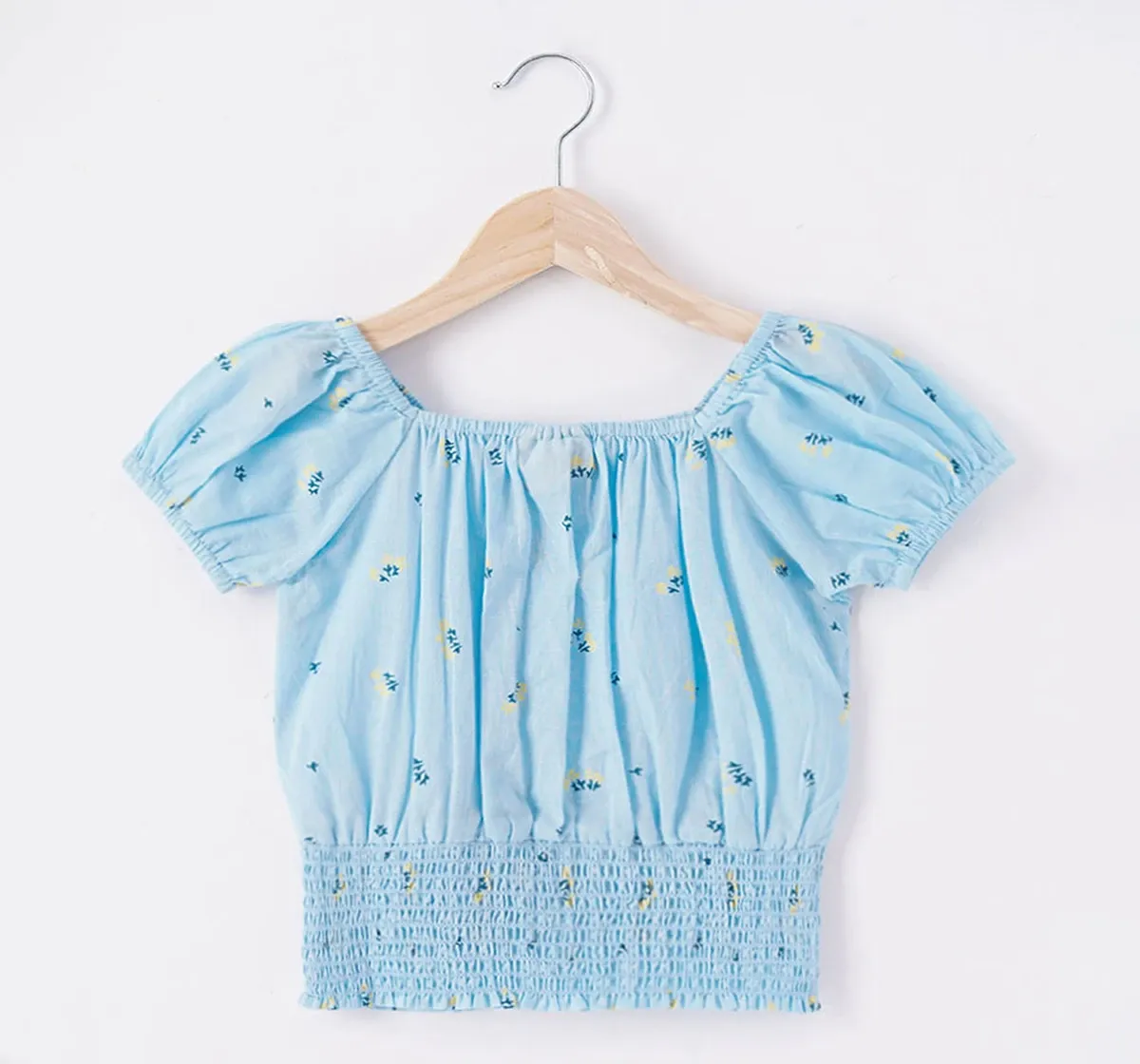 Girls Pompom Detailed Top