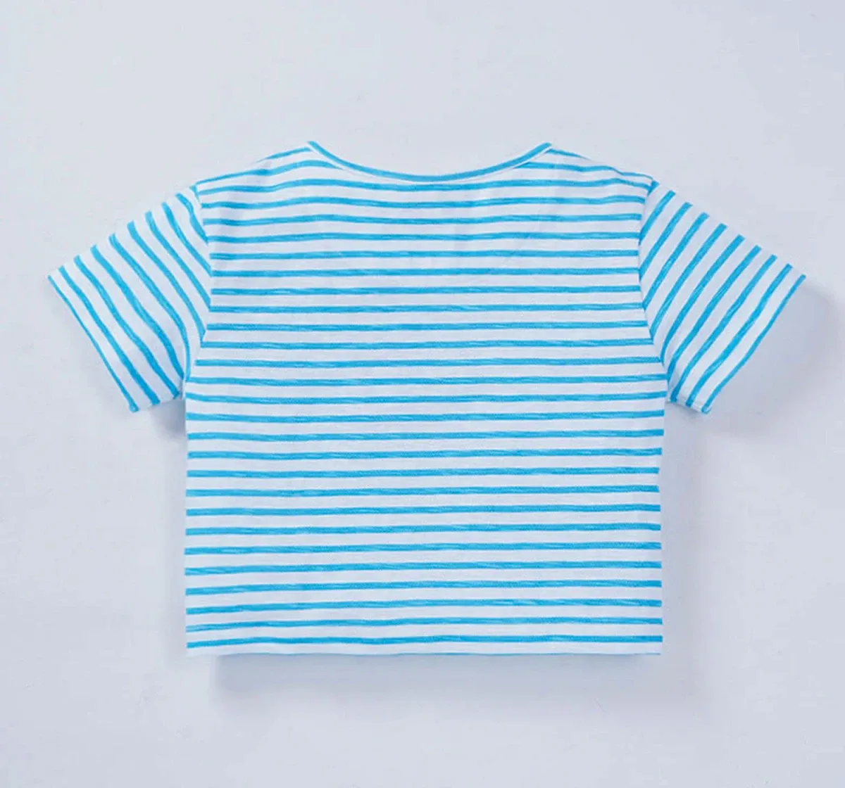 Girls Floral Striped Top