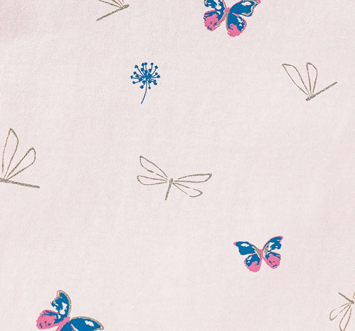 Girls Butterfly Print T-Shirt
