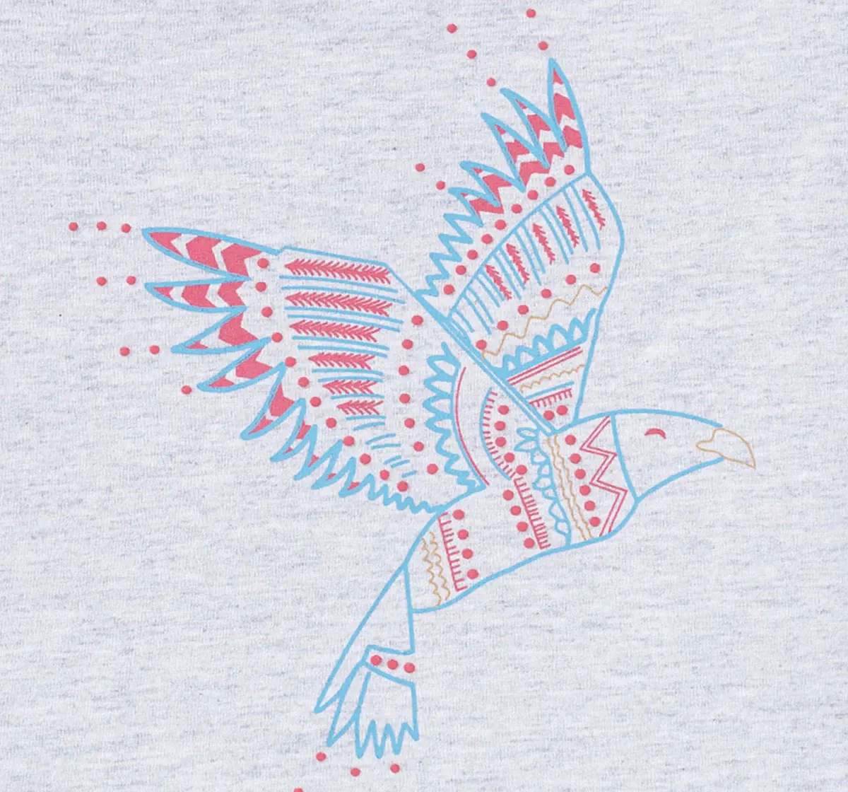 Girls Bird Printed T-Shirt