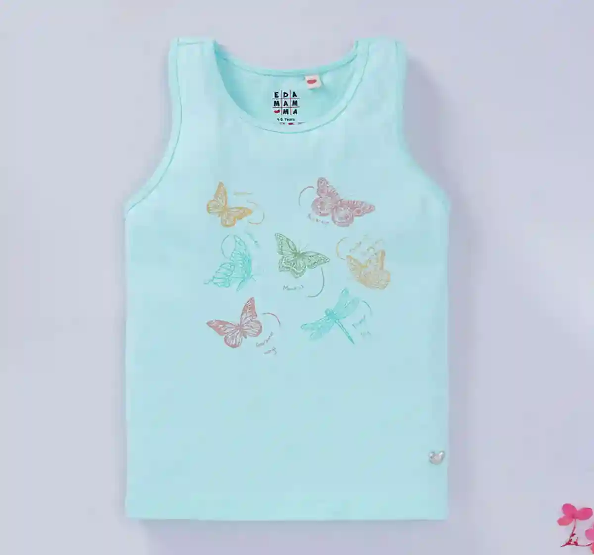 Girls Butterfly Print T-Shirt