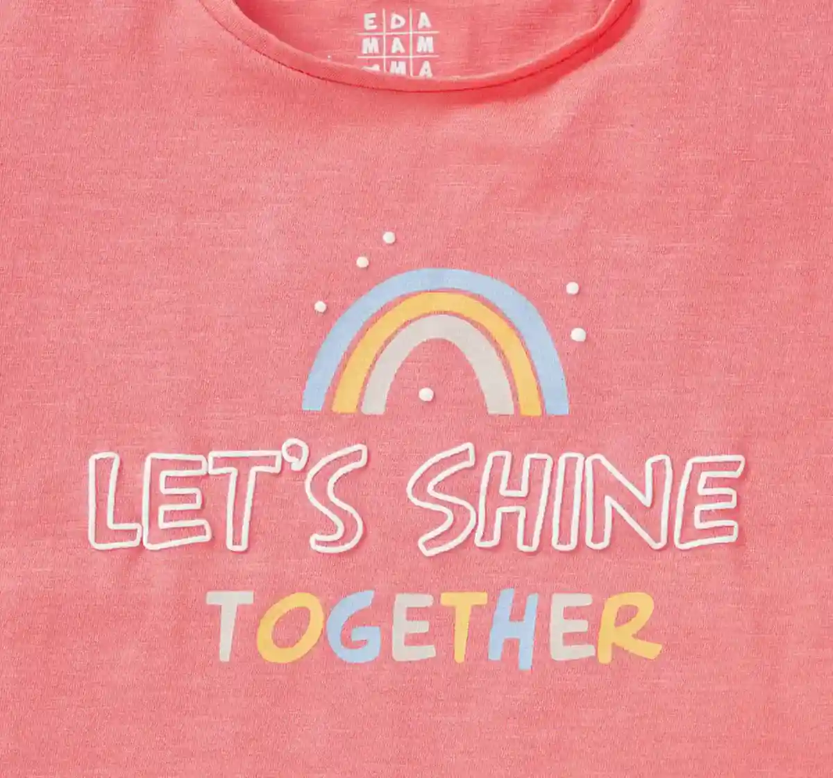Girls Rainbow Printed T-Shirt