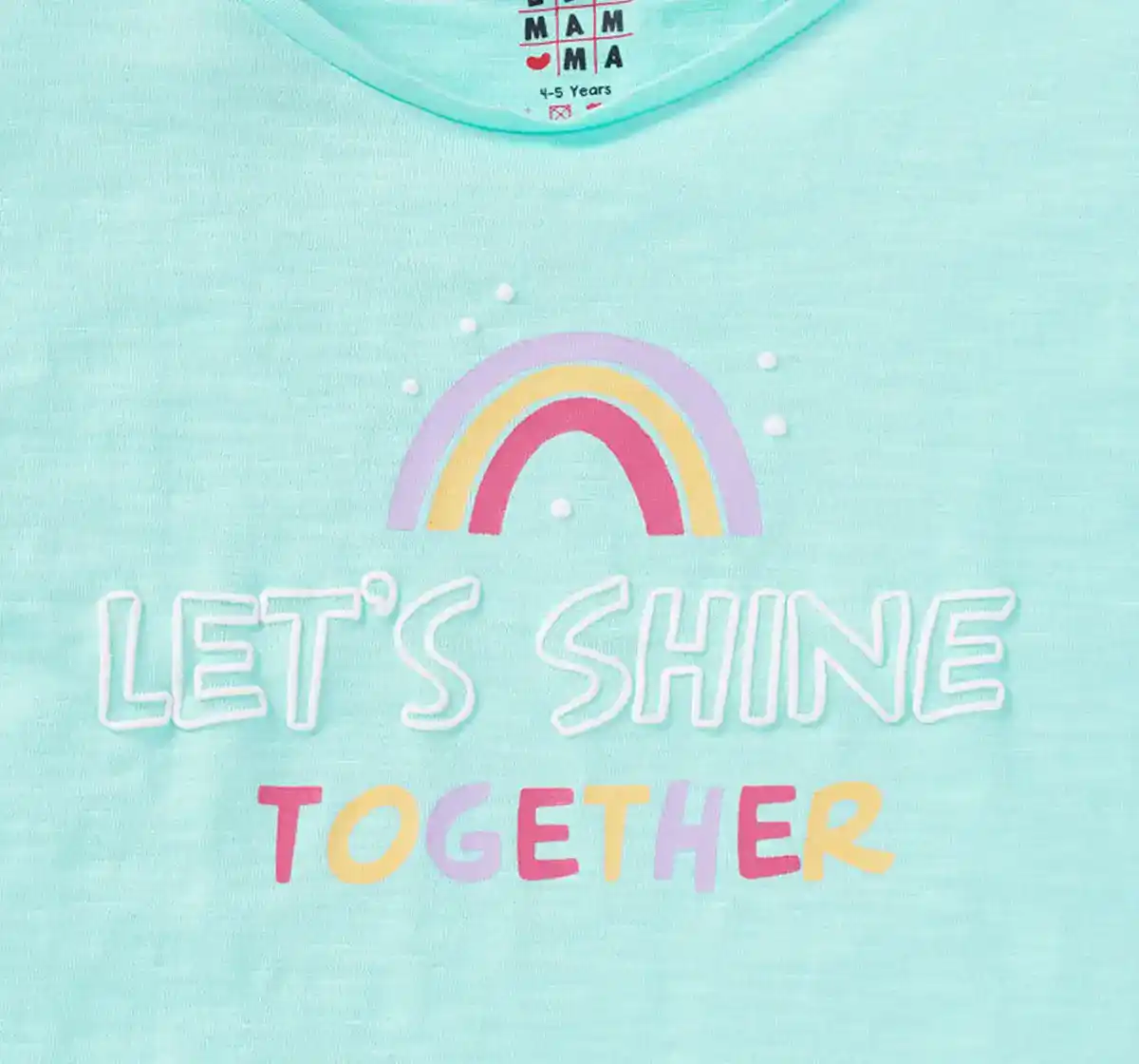 Girls Rainbow Printed T-Shirt