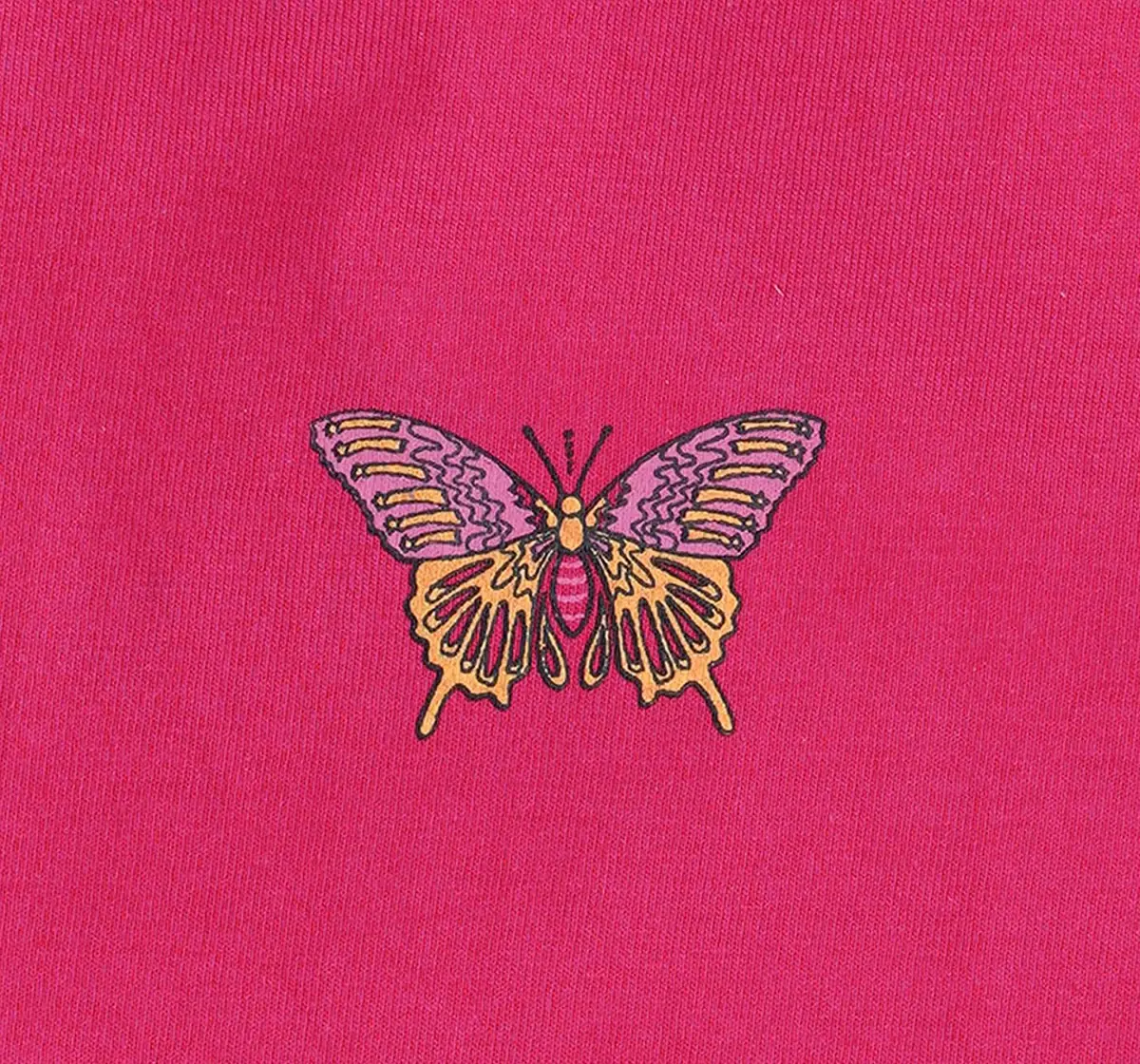 Girls Butterfly Print T-Shirt