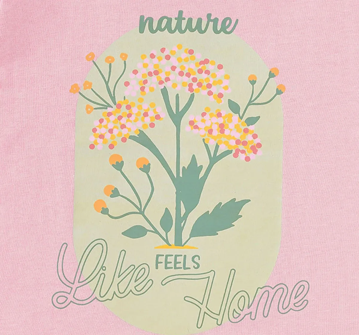 Girls Flower Print T-Shirt