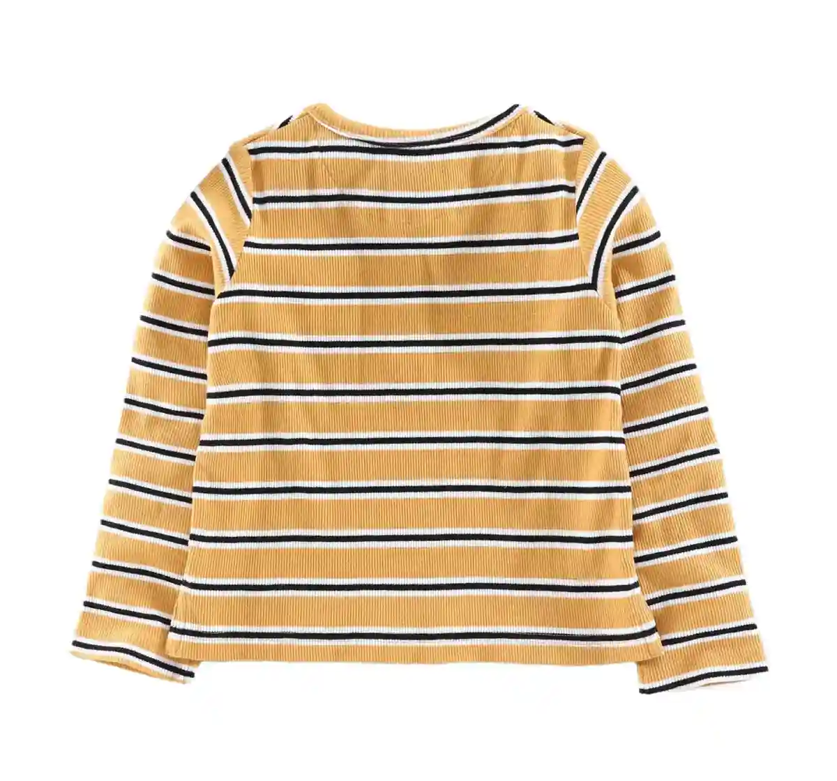 Boys Striped Tee - Yellow