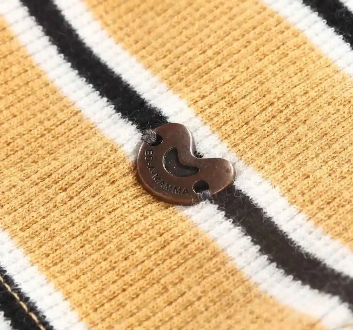 Boys Striped Tee - Yellow