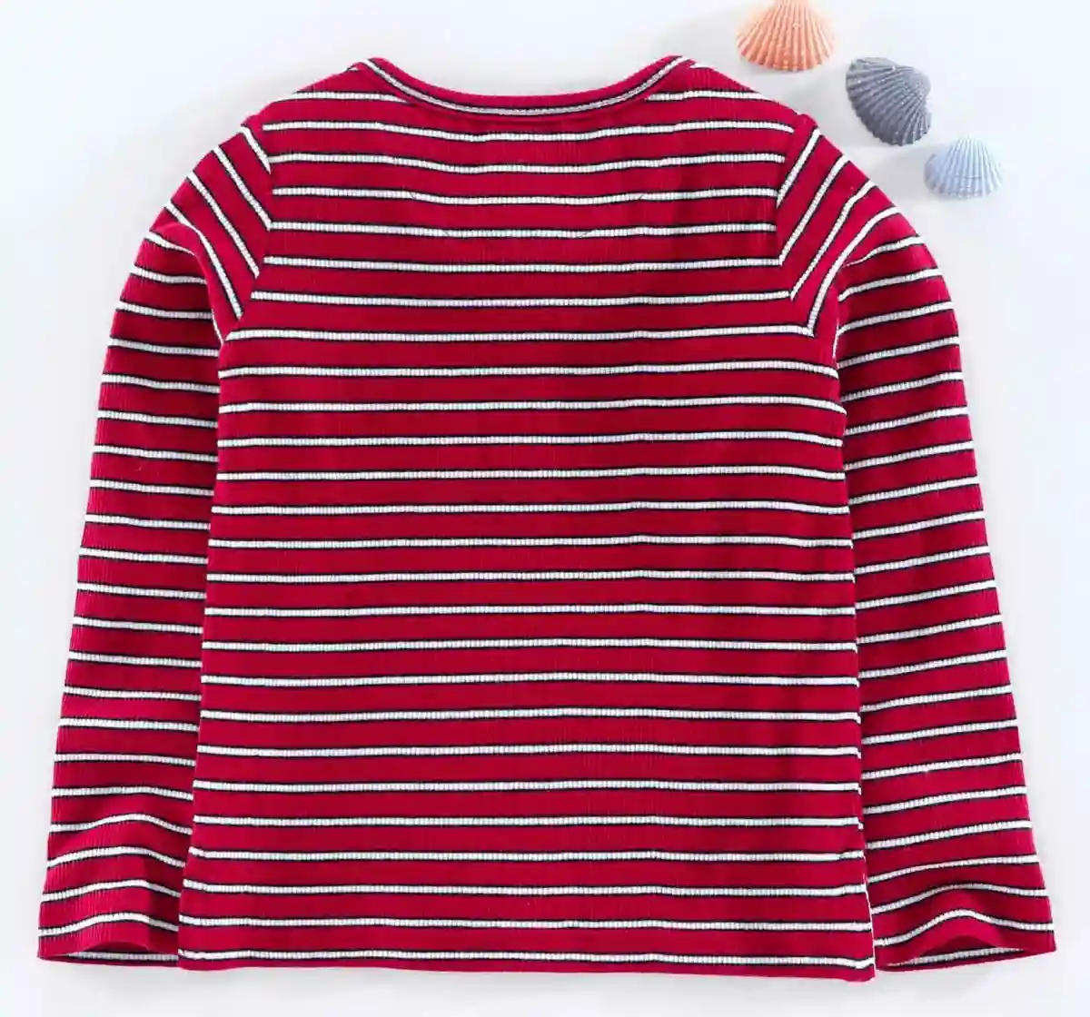 Boys Striped Tee - Red