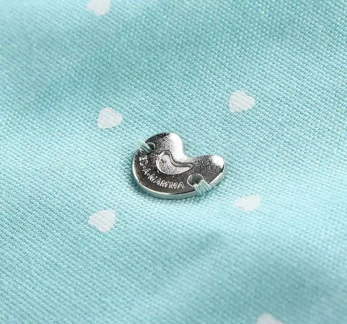 Girls Shirt Dress With Ruffle - Aqua