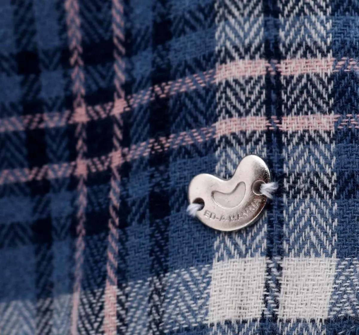 Girls Checks Poncho - Blue