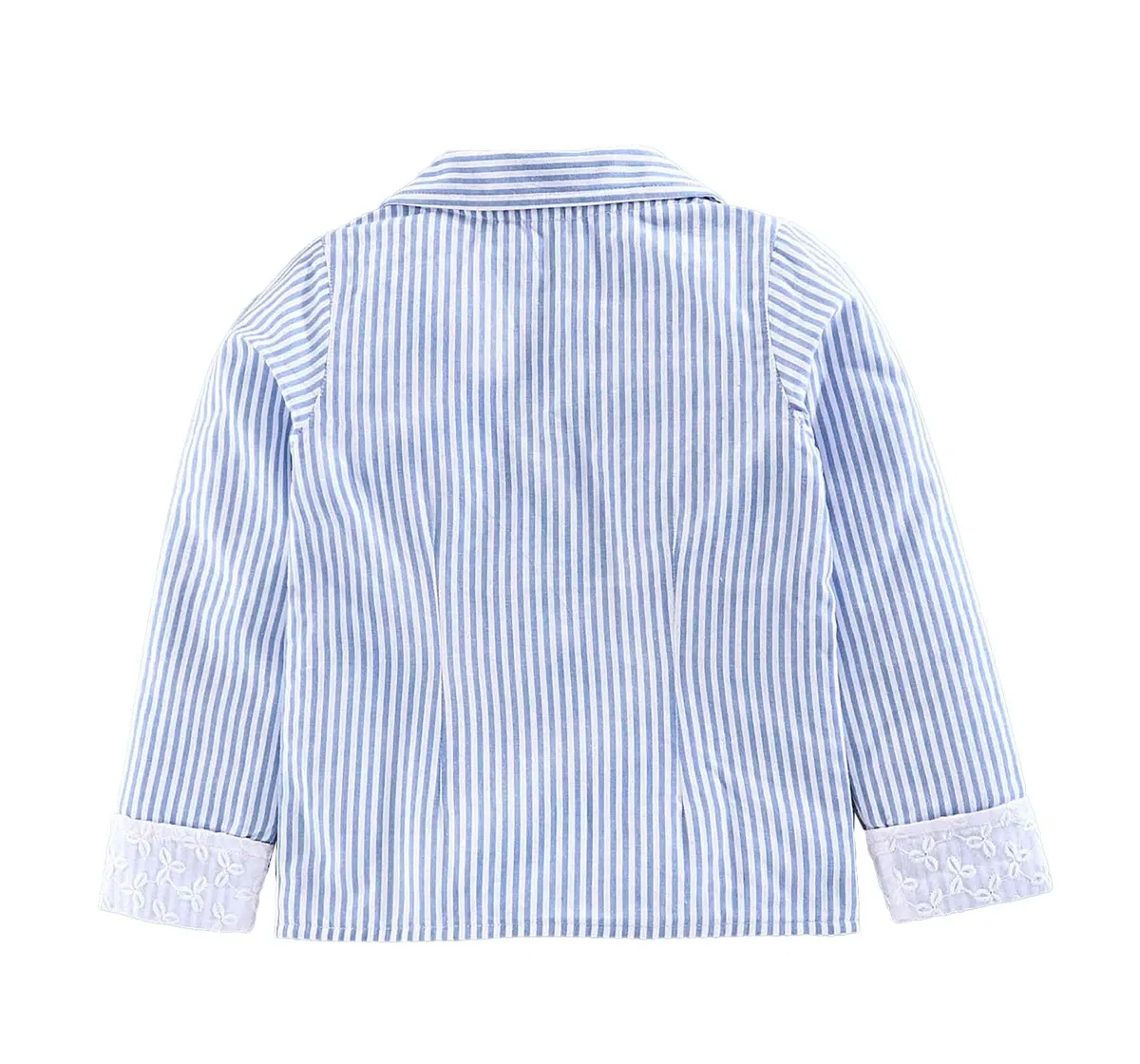 Girls Stripe Jacket - Blue
