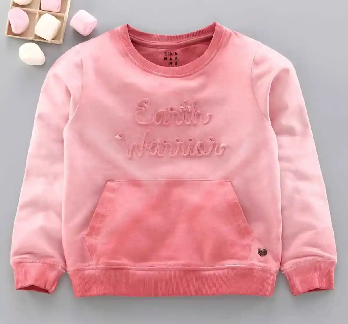 Unisex Overdyed Sweatshirt - Pink