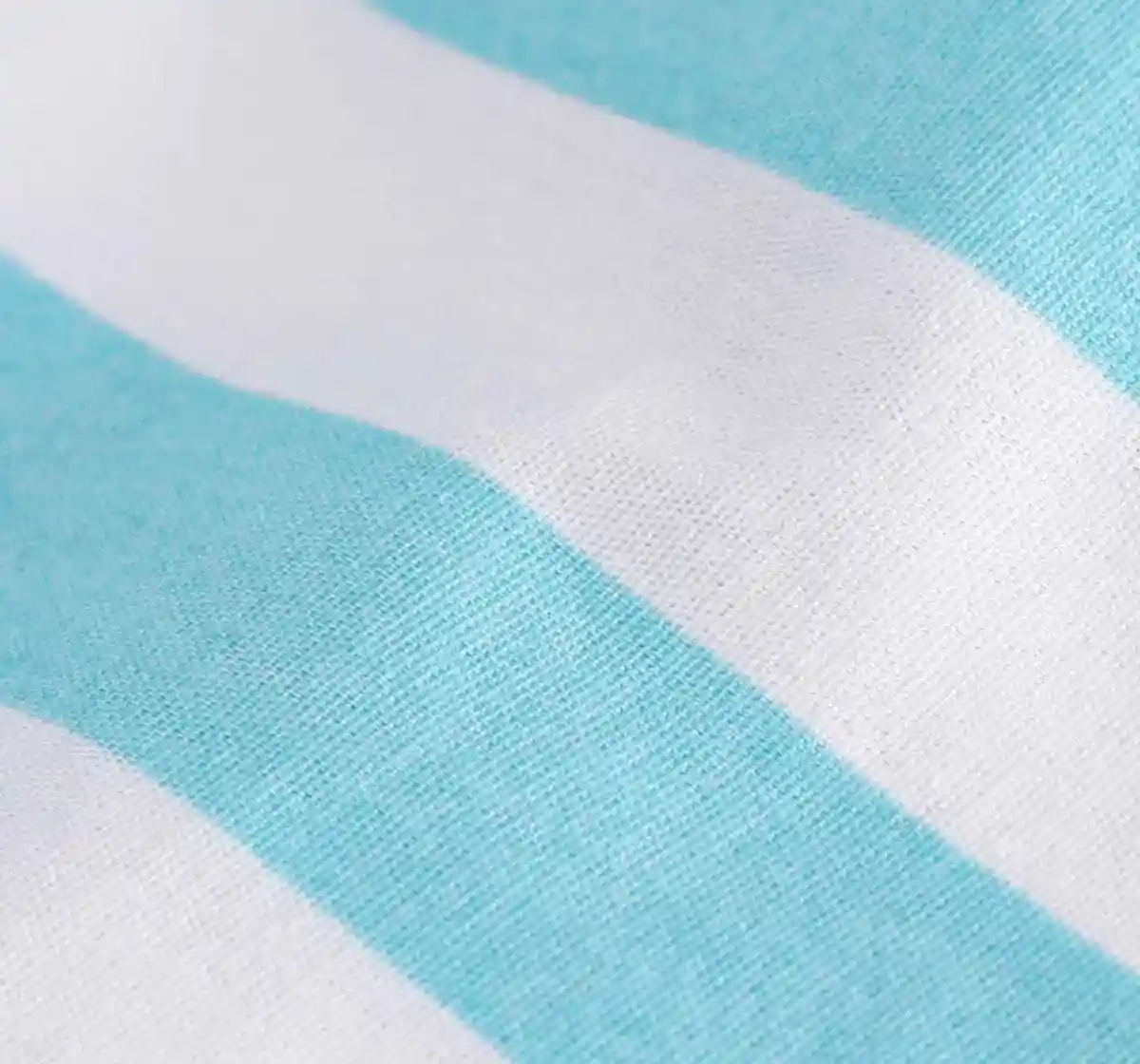 Girls Striped Dress - Pale Blue