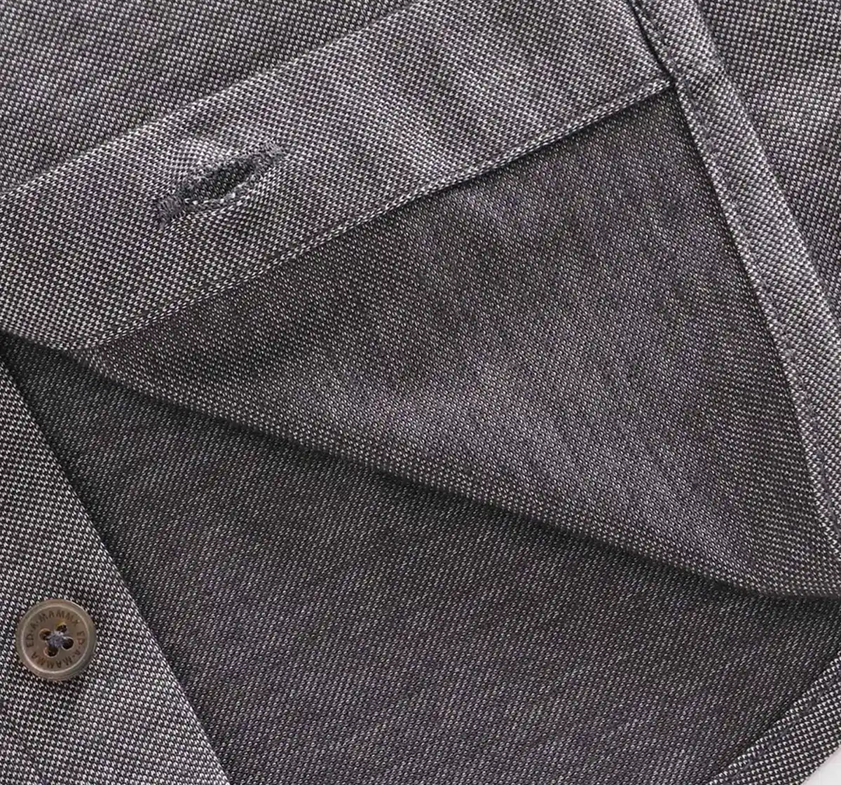 Boys Knit Shirt - Dark Grey