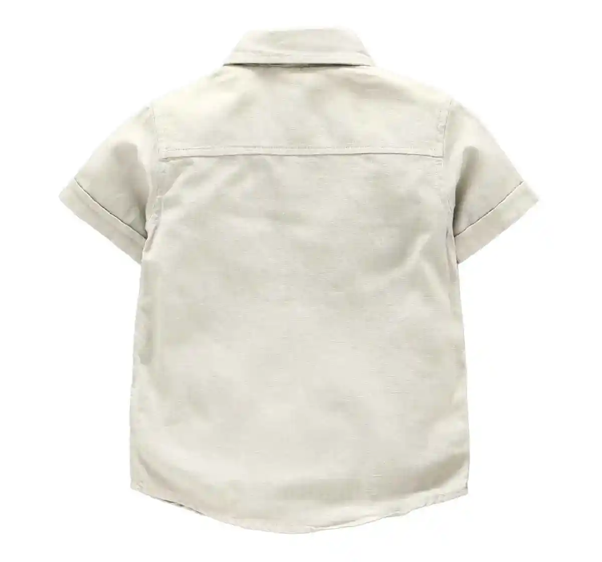 Boys Linen Shirt - Khaki