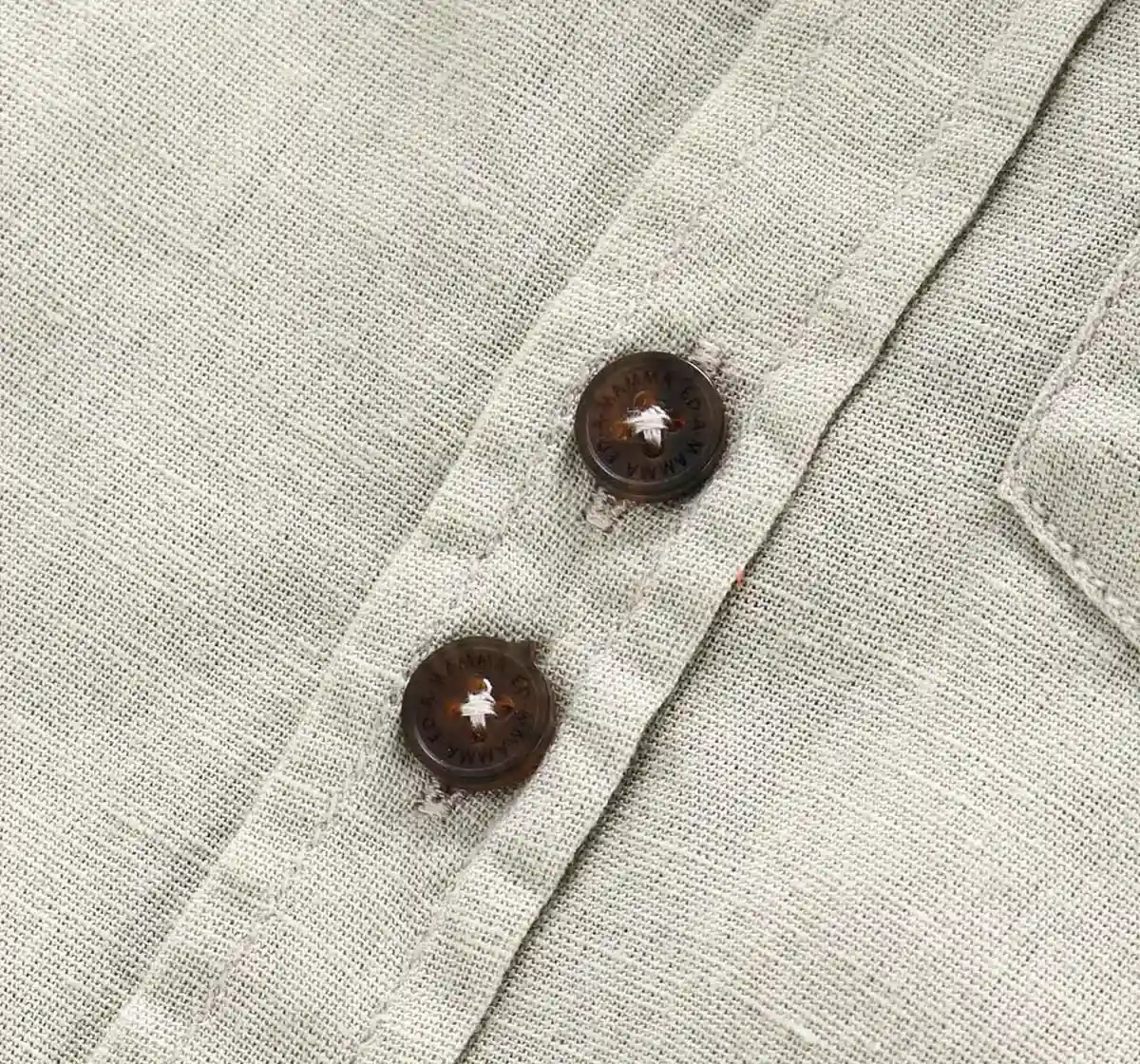 Boys Linen Shirt - Khaki