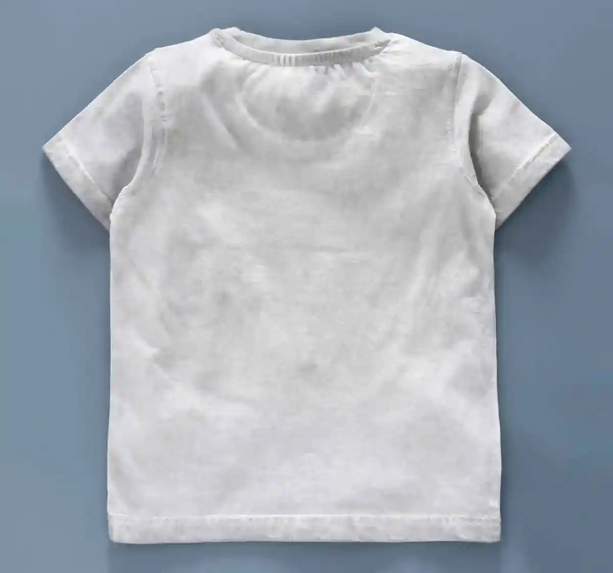 Boys Overdyed Graphic Tee - Grey