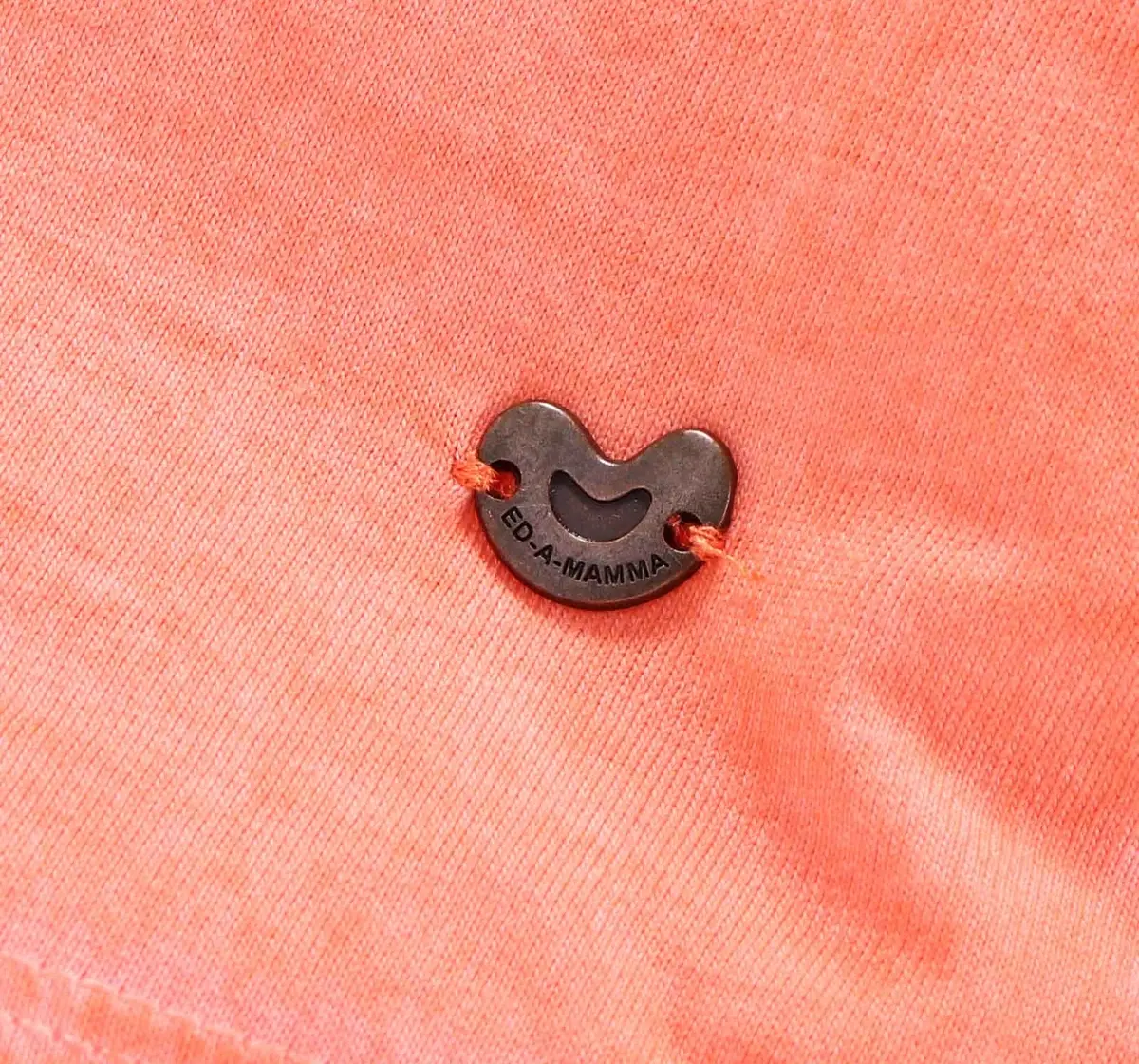 Boys Overdyed Graphic Tee - Coral