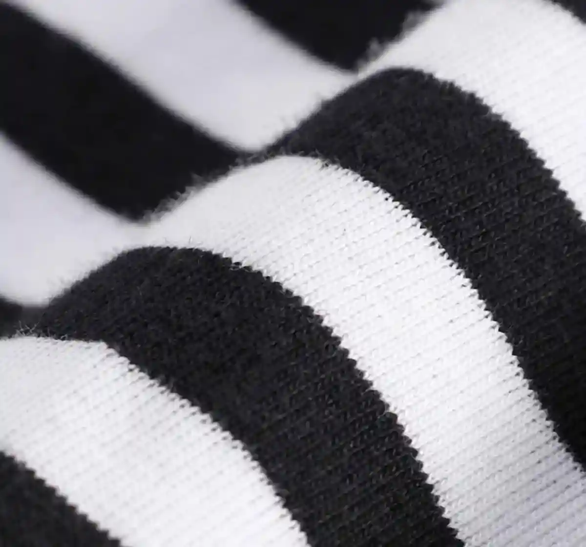 Girls Striped Low Waist Dress- Black  White