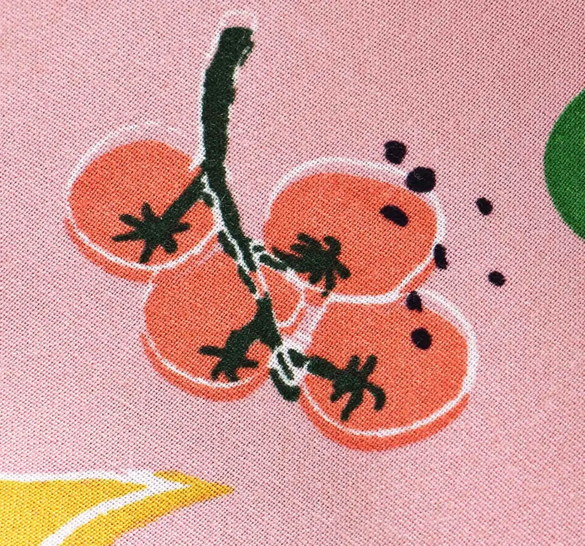 Girls Printed Tie Up Top - Light Pink