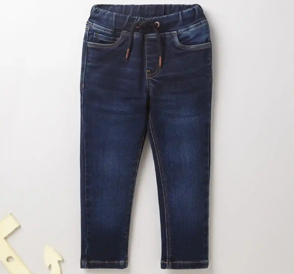 Stretch Denim Boys Jeans - Dark Blue
