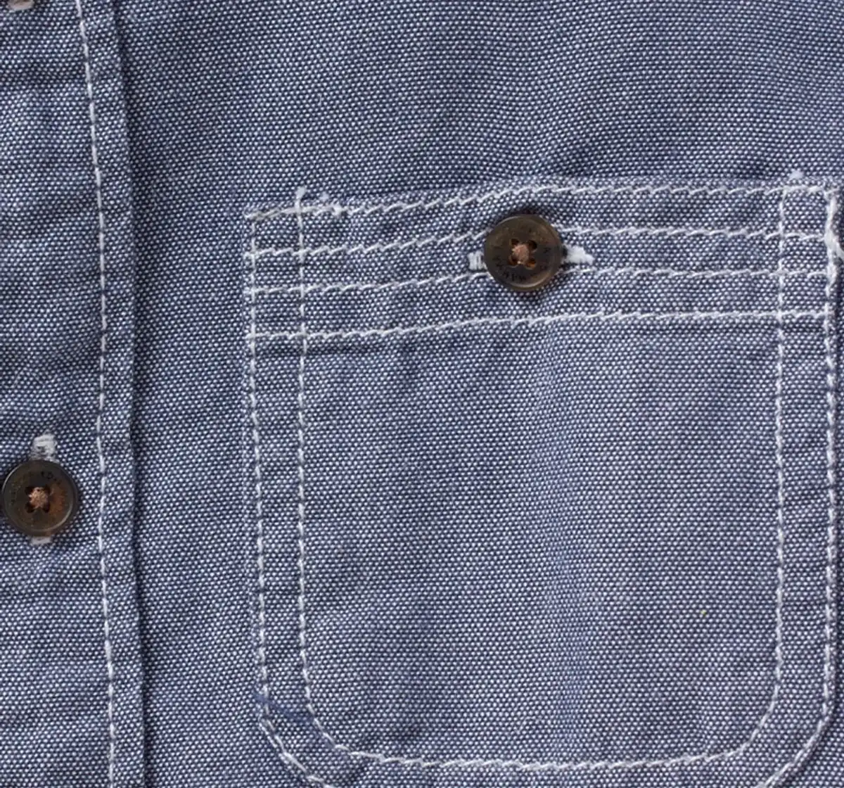 Boys Roll Up Sleeves Shirt - Blue