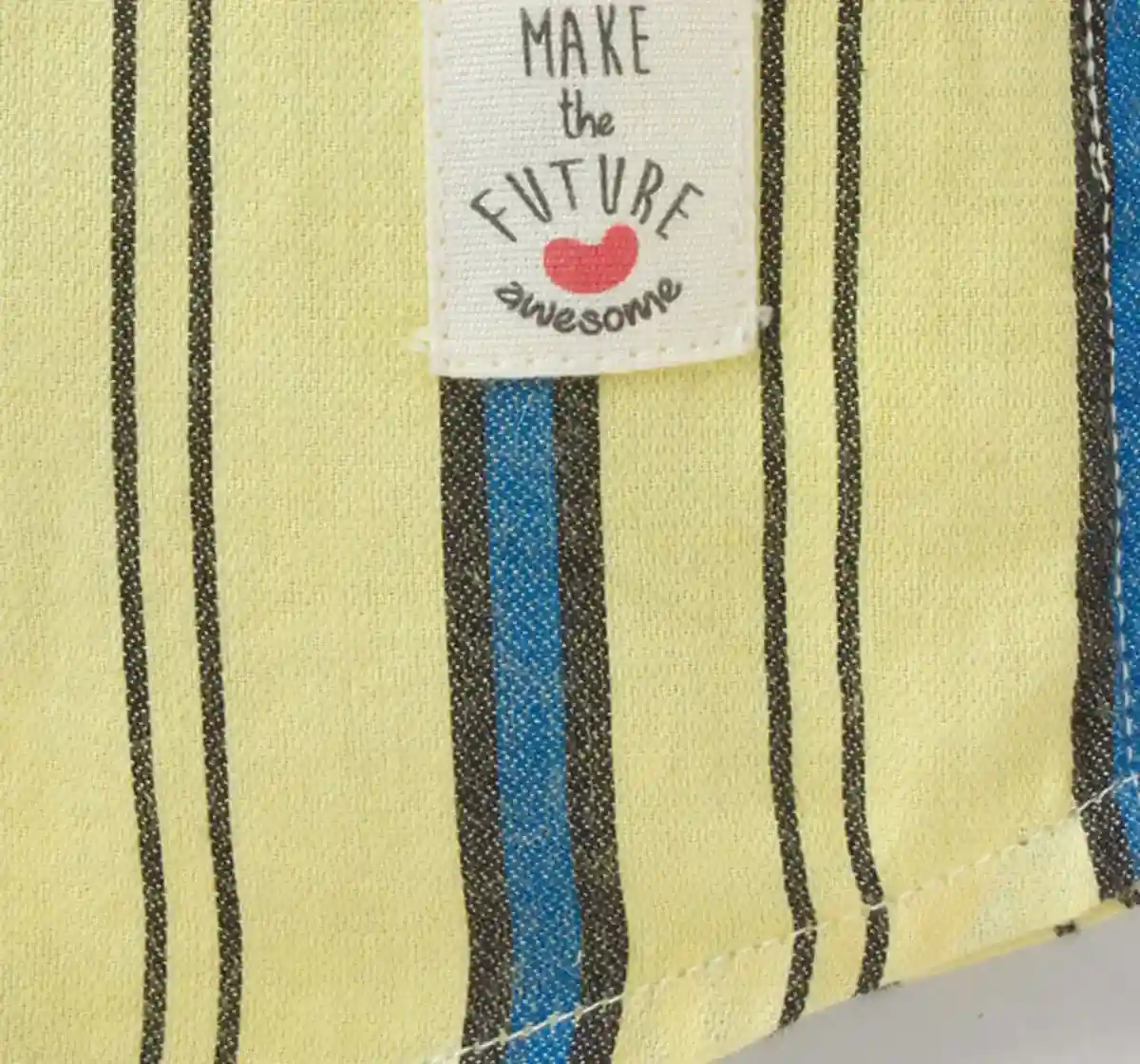Boys Overdyed Stripe Shirt - Yellow