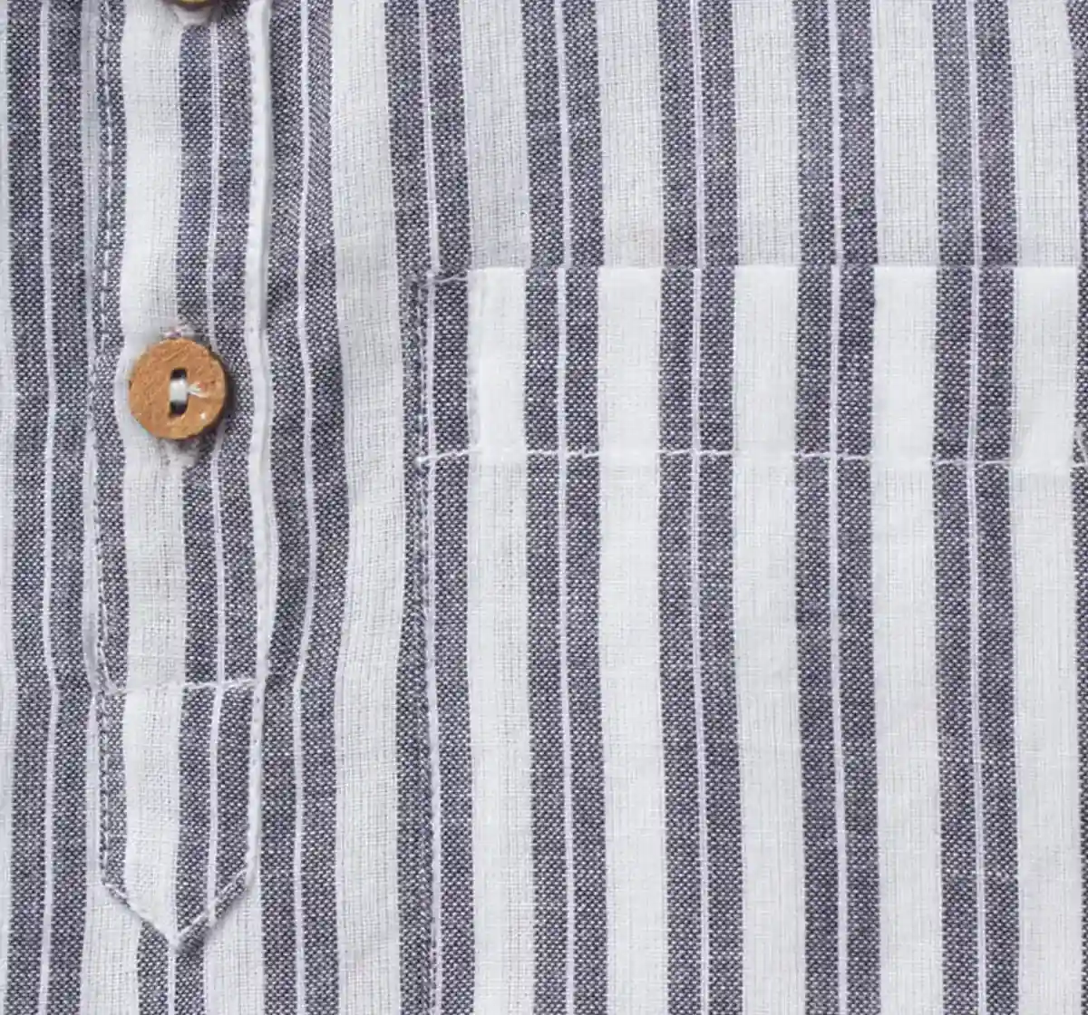 Boys Striped Half-Sleeved Shirt - Black/White