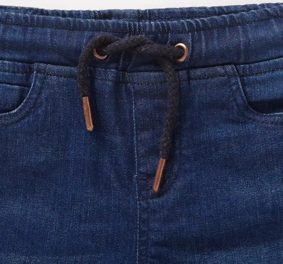 Boys Denim Pull Up Shorts