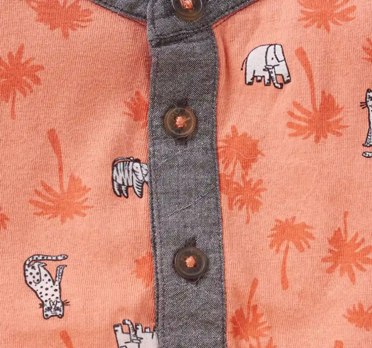 Boys All Over Print Tee - Orange