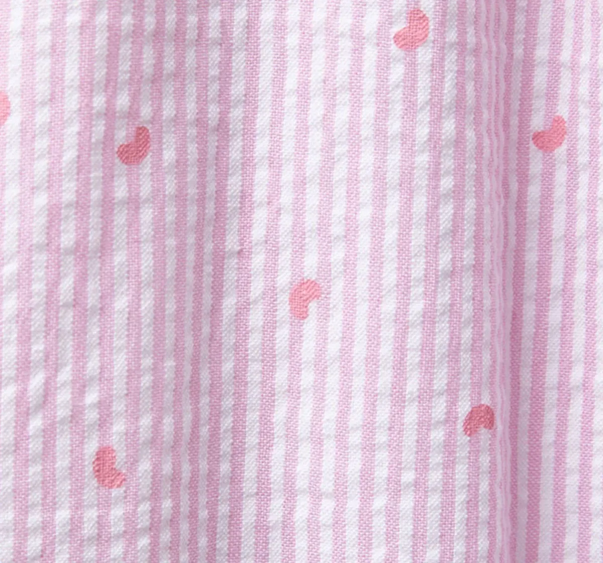 Girls Sleeveless Stripe Dress - Pink