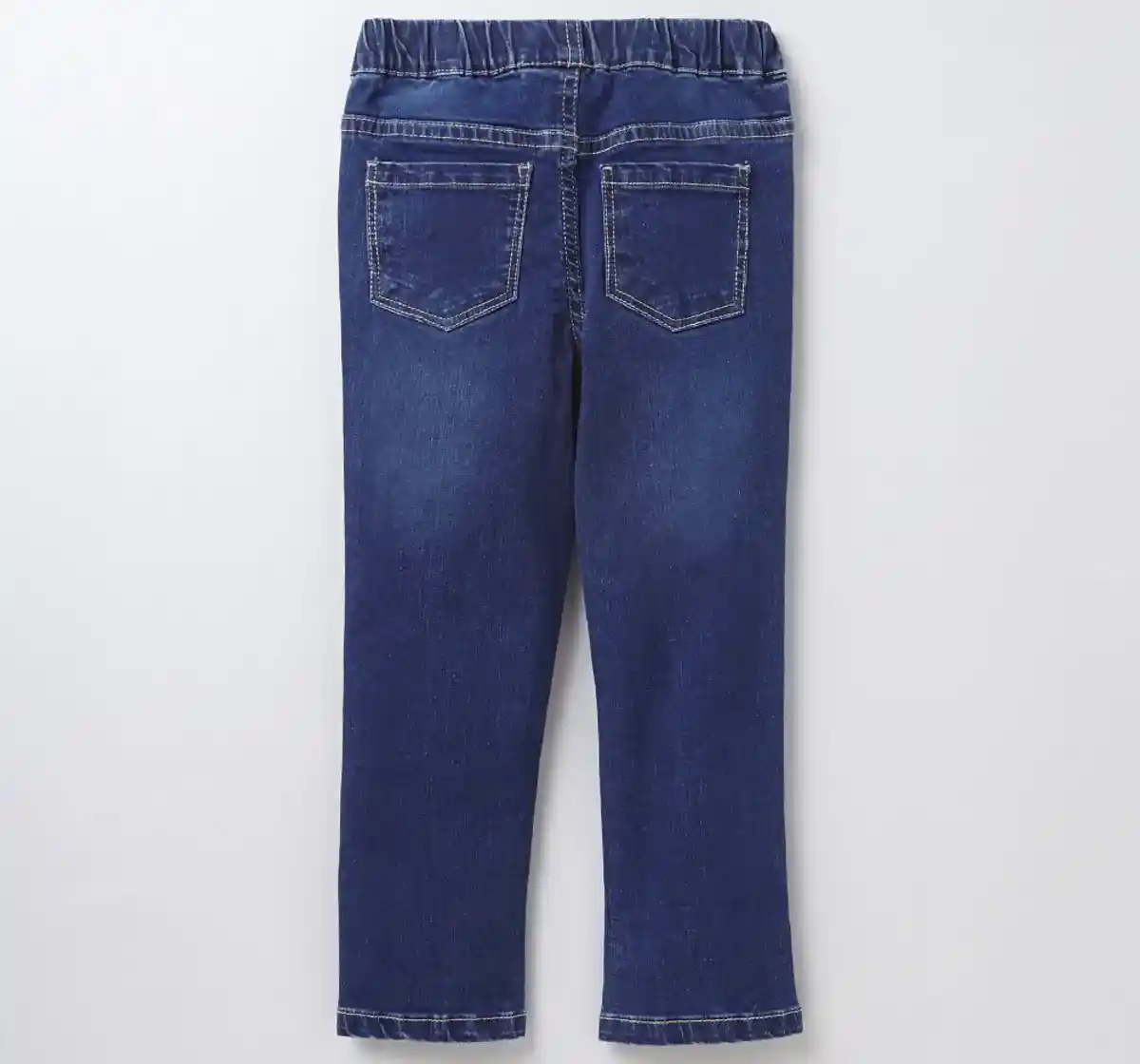 Girls Stretch Denim Girls Jeggings - Dark Blue