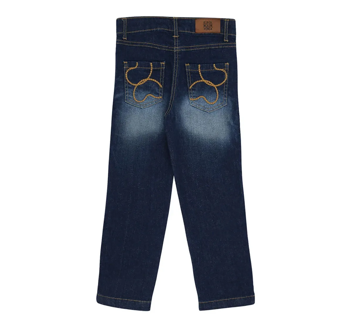 Girls Stretch Denim Girls Jeans - Dark Blue