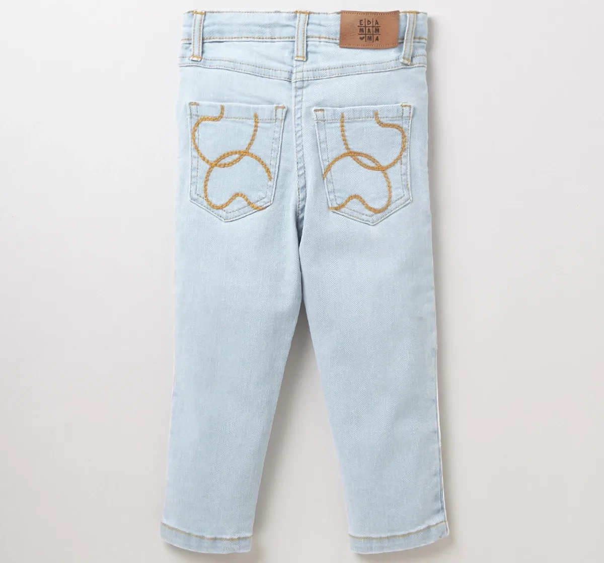 Stretch Denim Girls Jeans - Light Blue