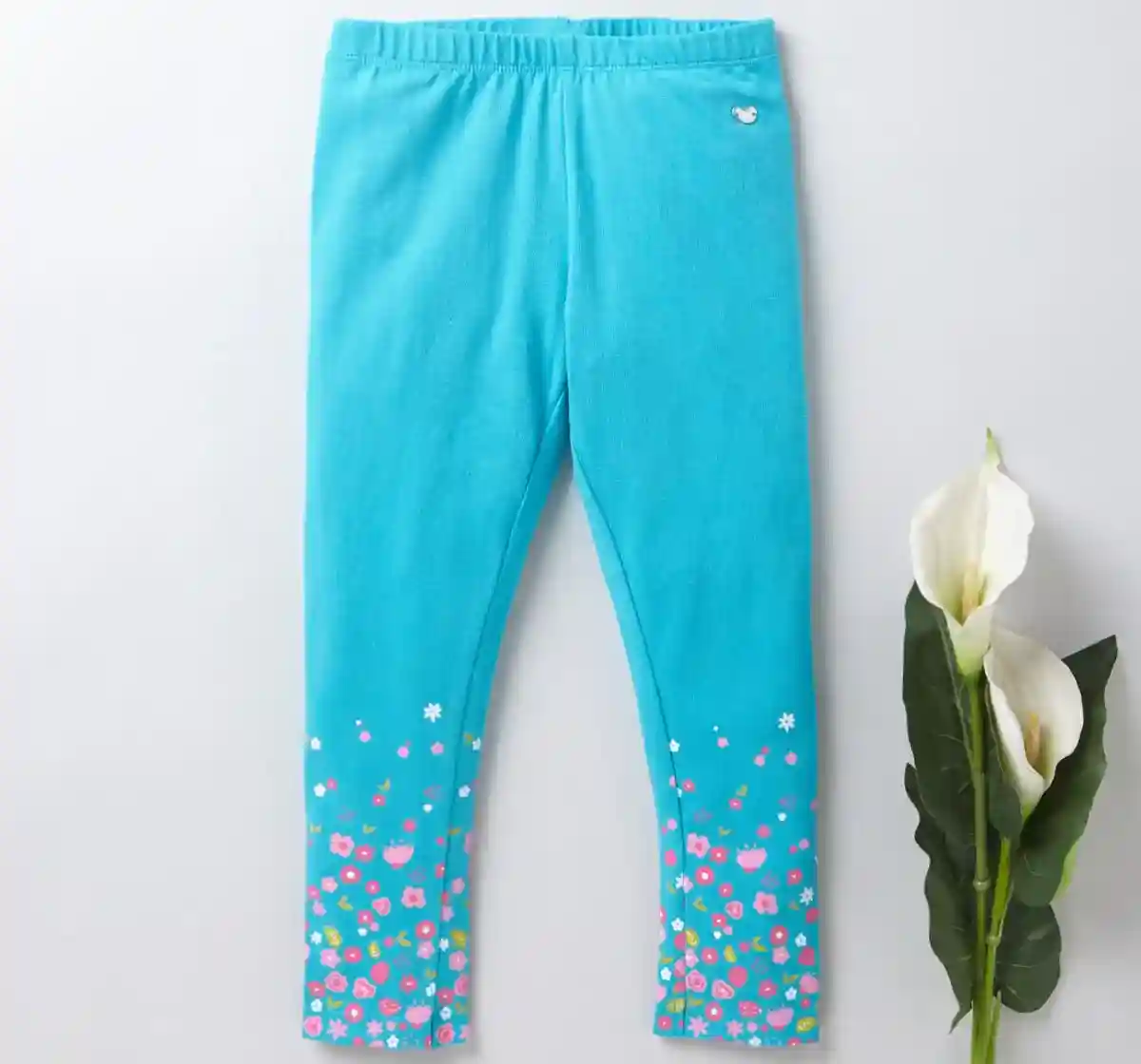 Boys Stretch Knit Denim Boys Shorts - Light Blue