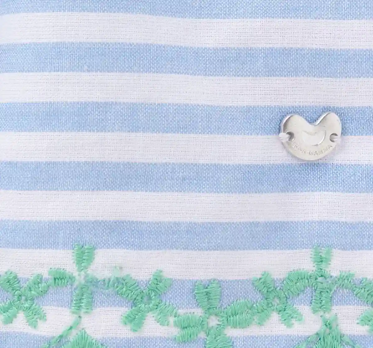 Girls Striped Strappy Top & Skirt Set - Blue