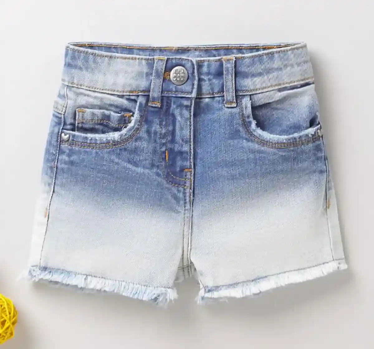 Girls Ombre Denim Girls Shorts - Blue