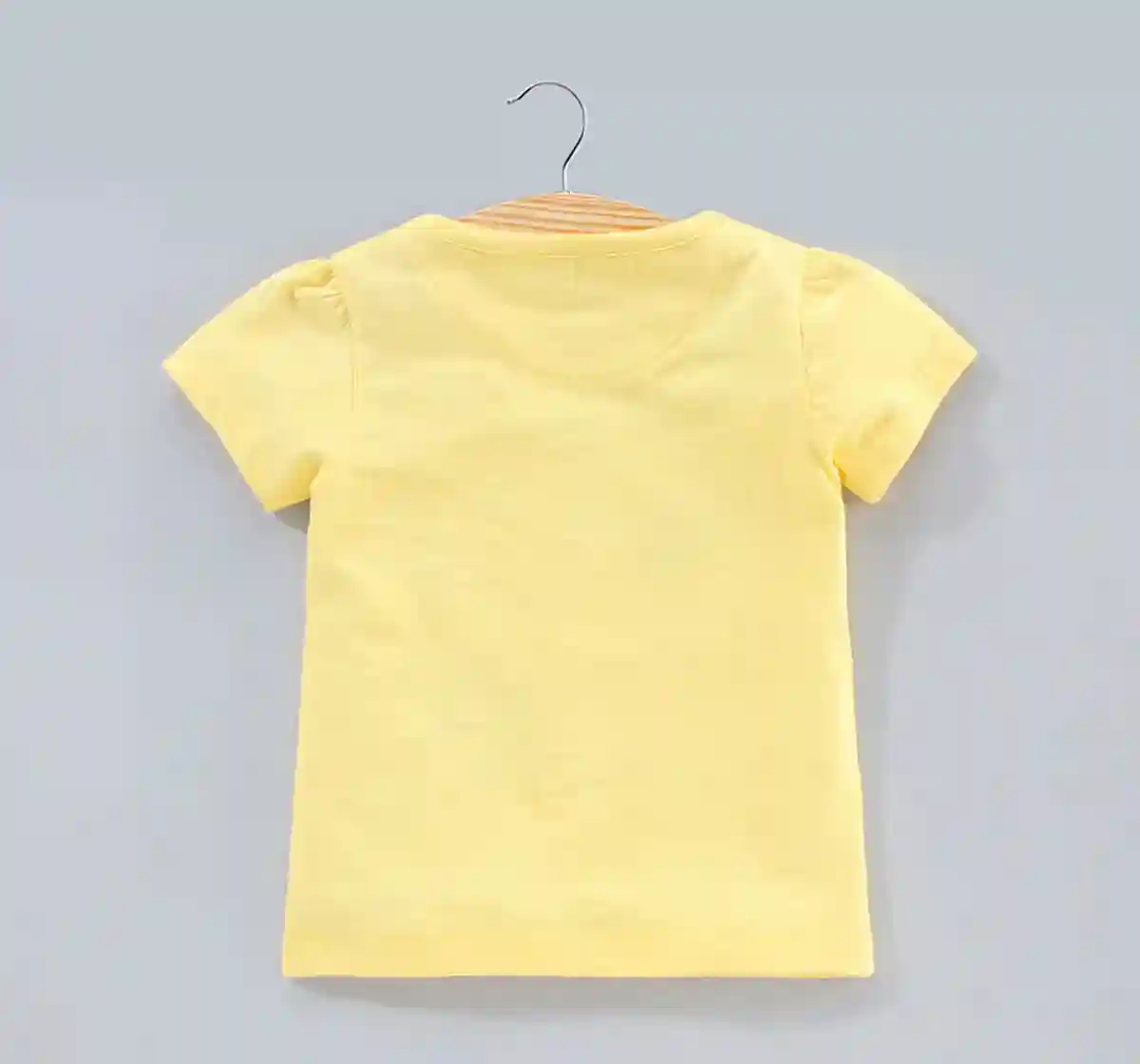 Girls Forest Print Tee - Yellow