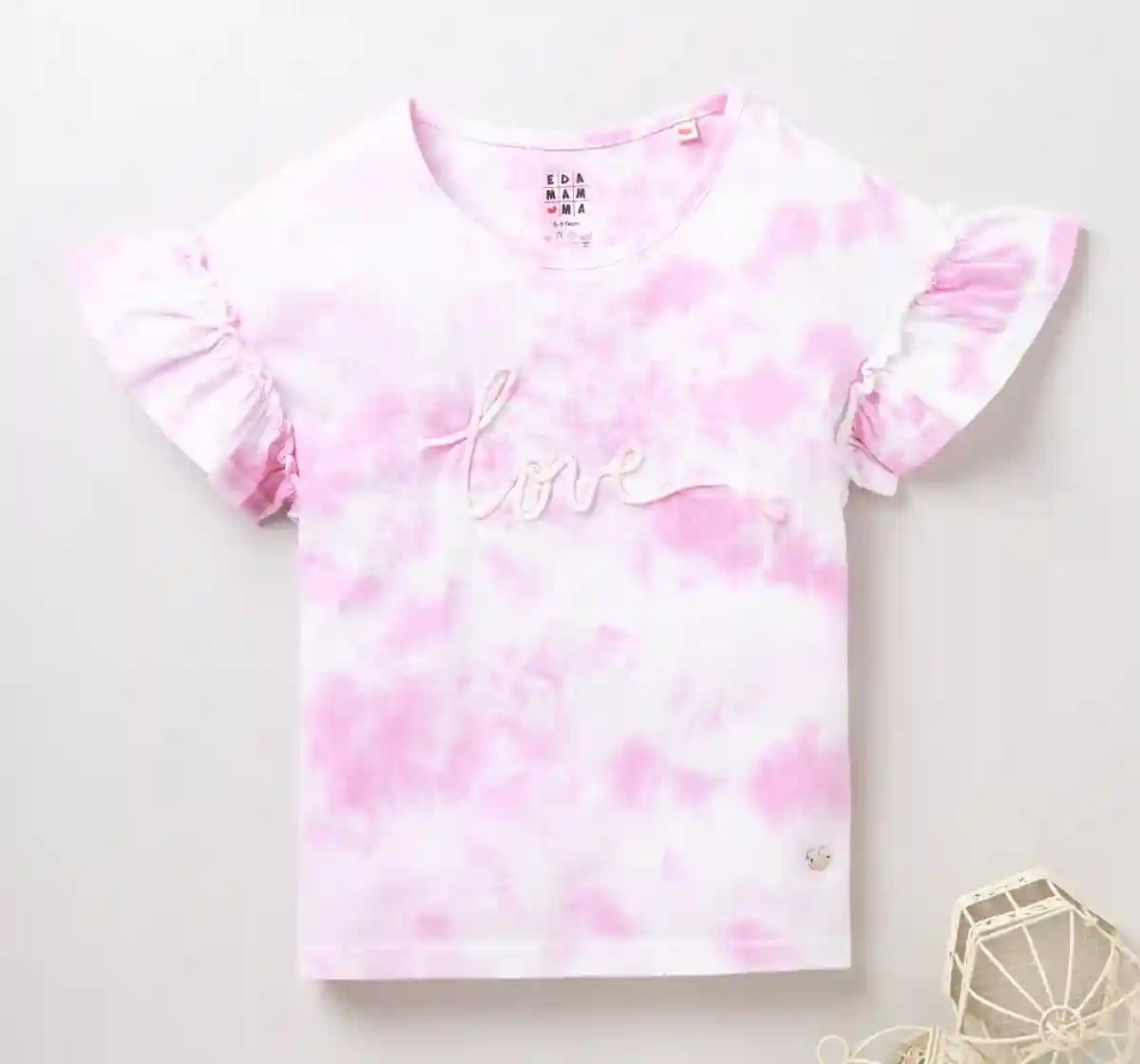 Girls Tie-N-Dye Tee - Pink