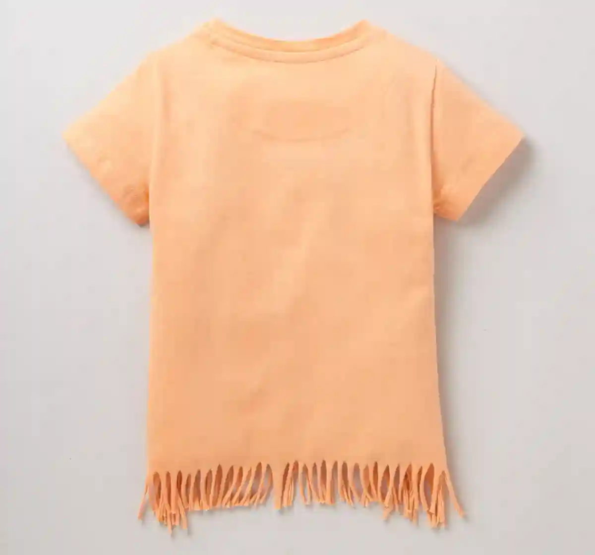Girls Graphic Print Tee - Orange