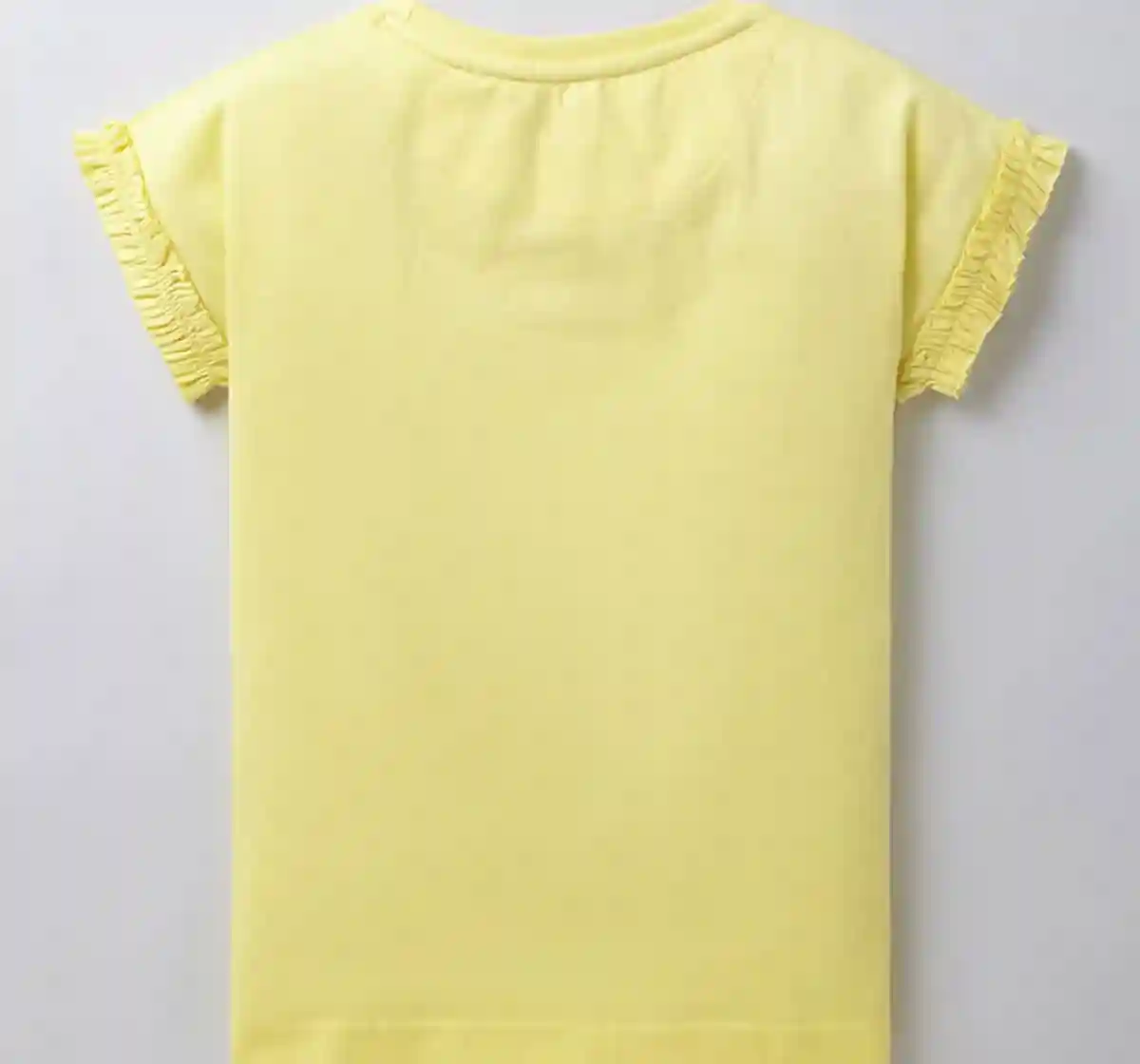 Girls Graphic Print Tee - Yellow