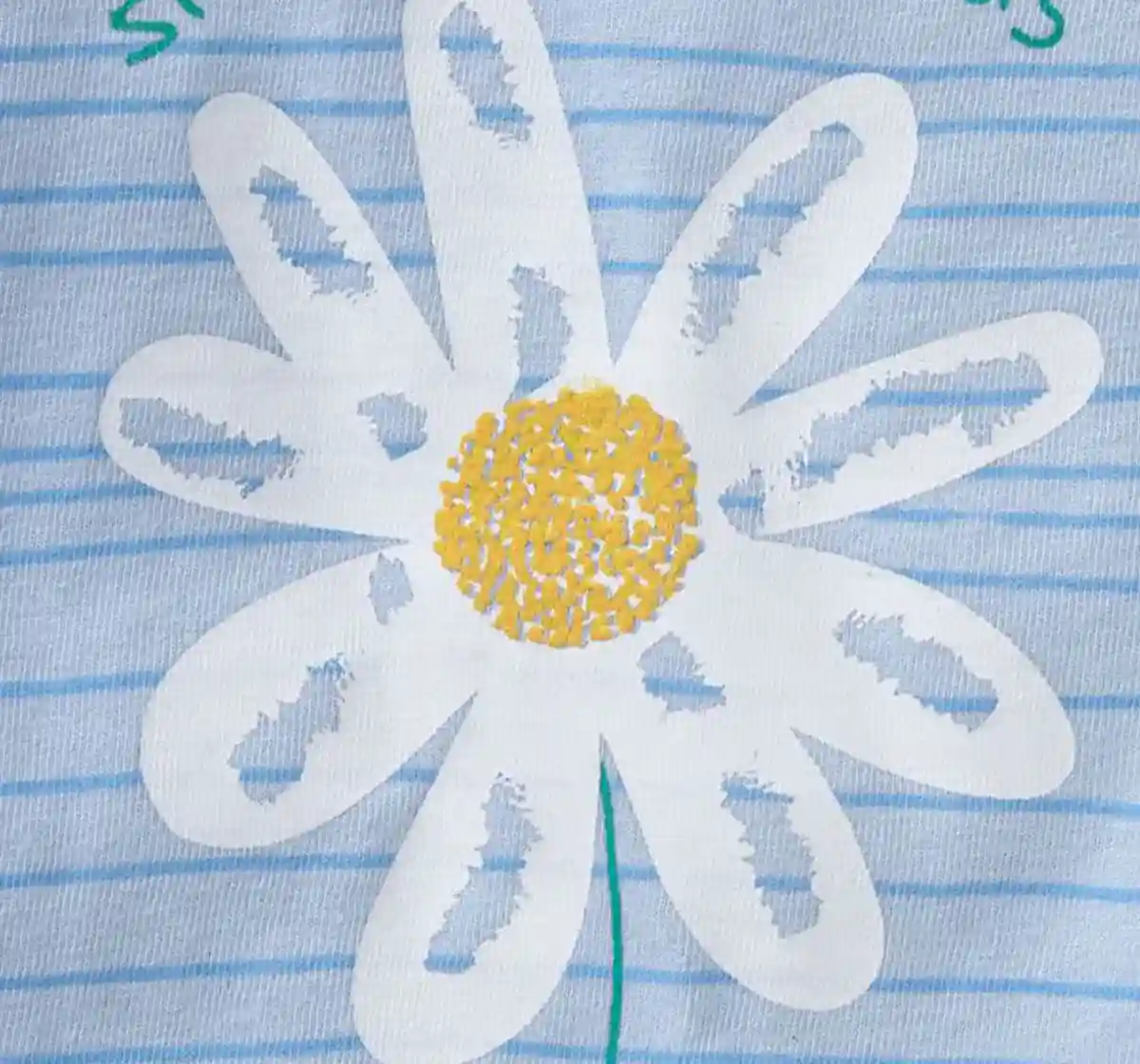 Girls Sleeveless Bow Tee - Blue