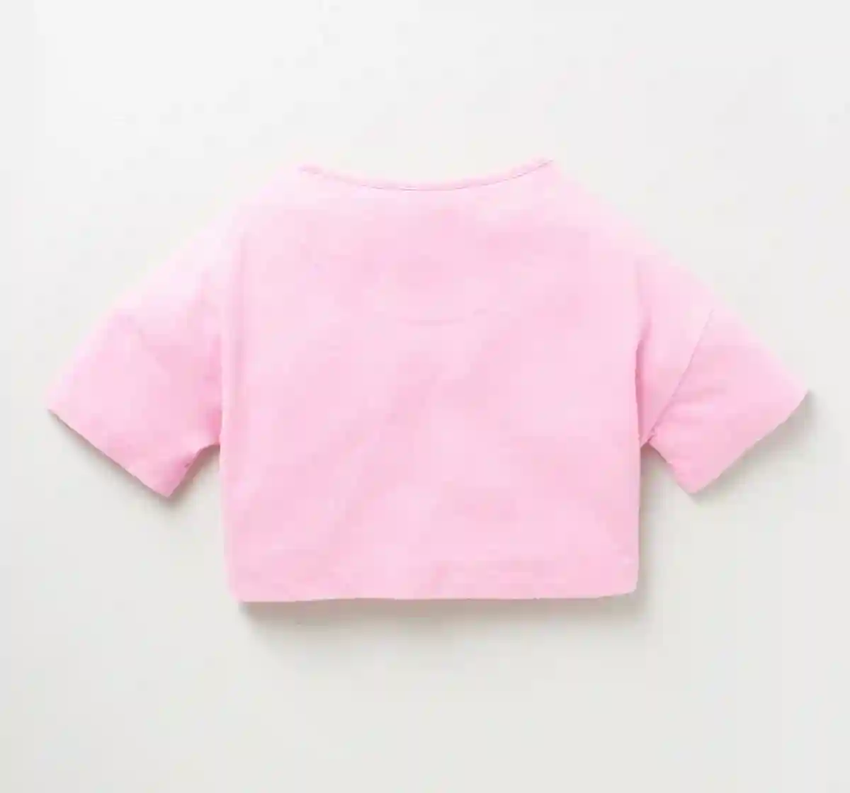 Girls Cropped Tee - Pink