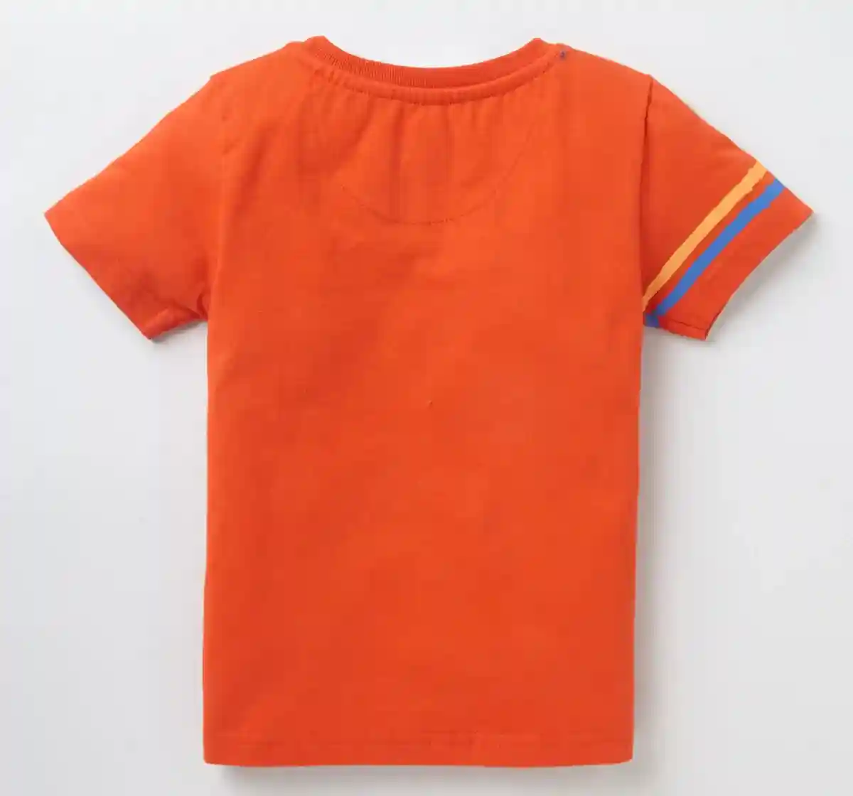 Unisex Graphic Print Tee - Orange
