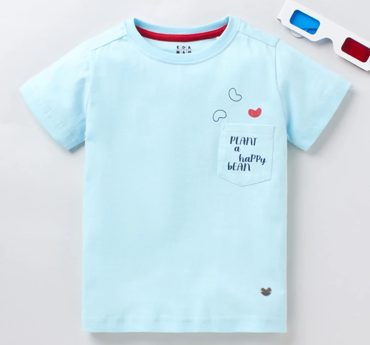 Printed T-Shirt- Blue