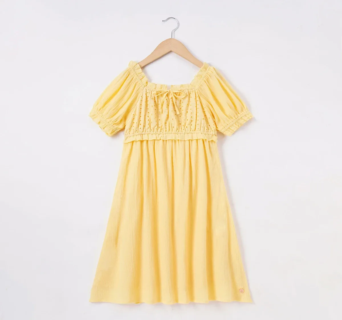Girls Schiffli Dress