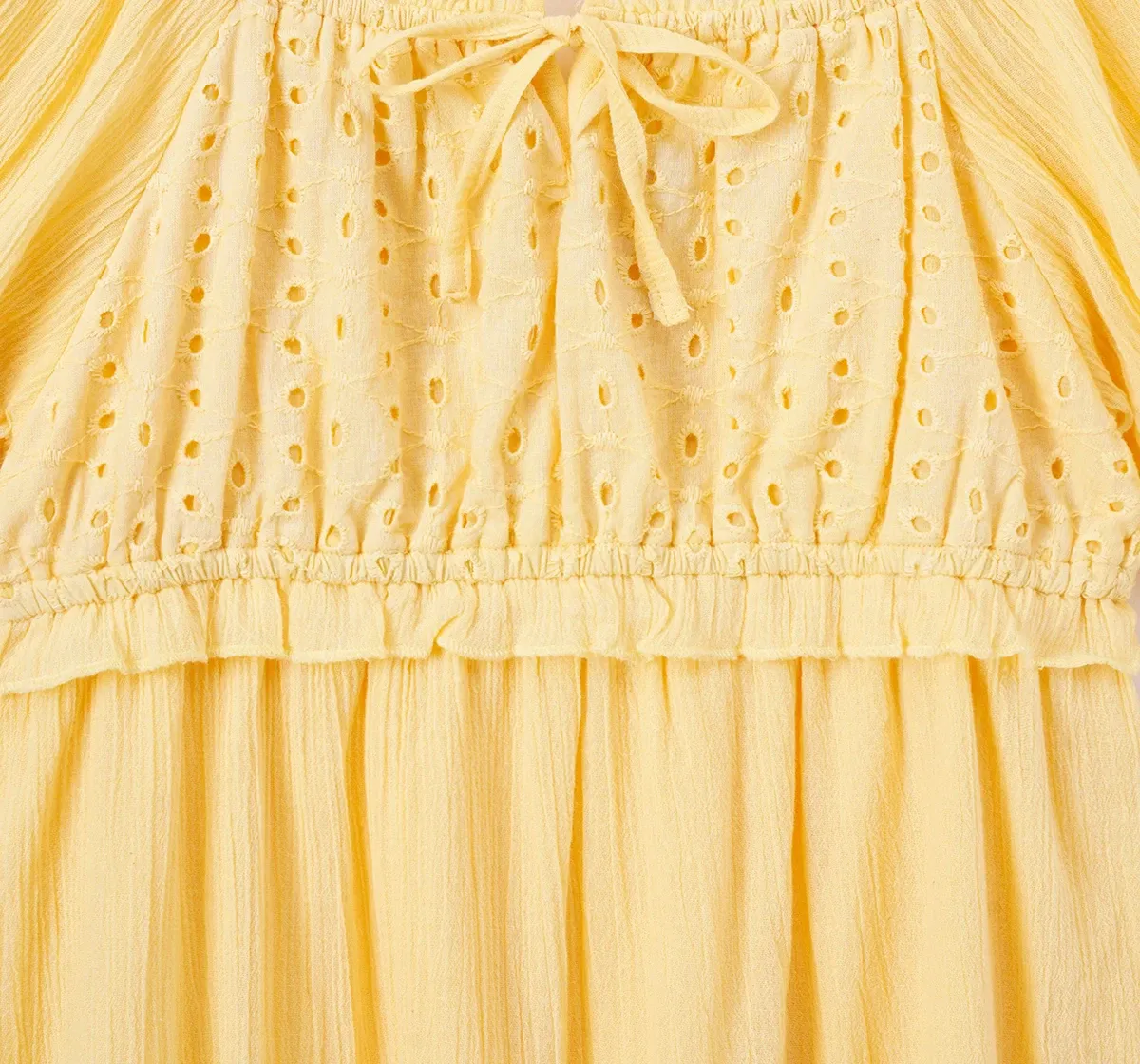 Girls Schiffli Dress