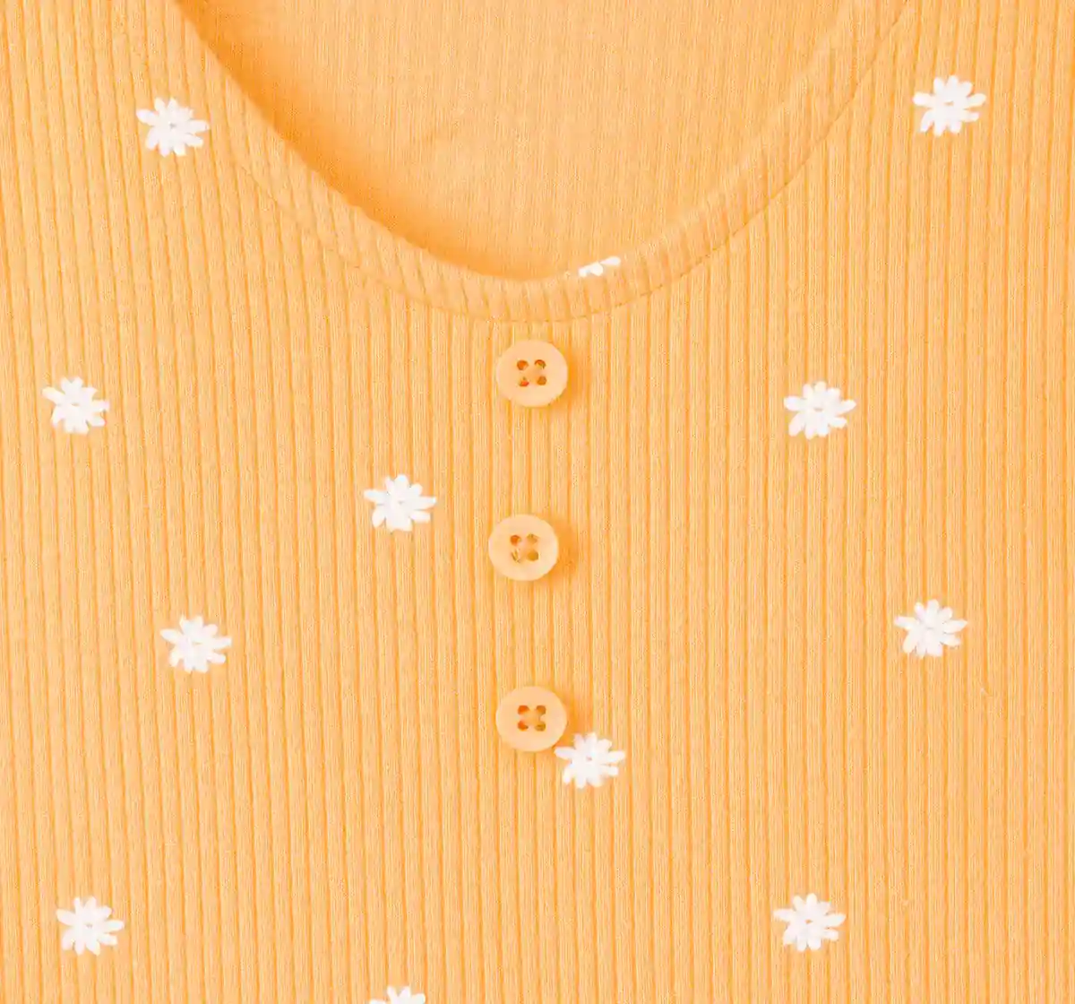 Girls Printed Rib Dress