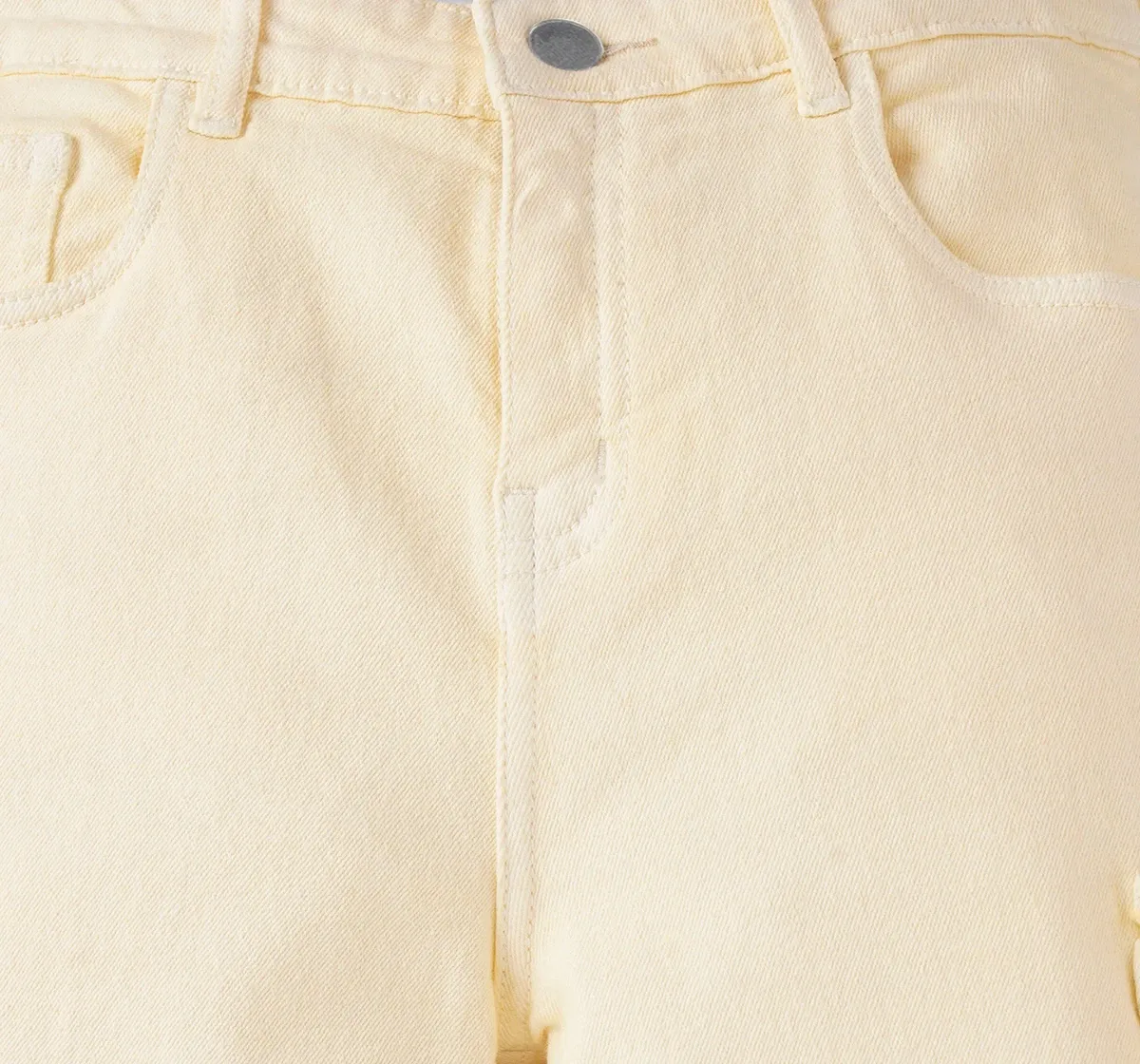Girls Cargo Pants- Yellow